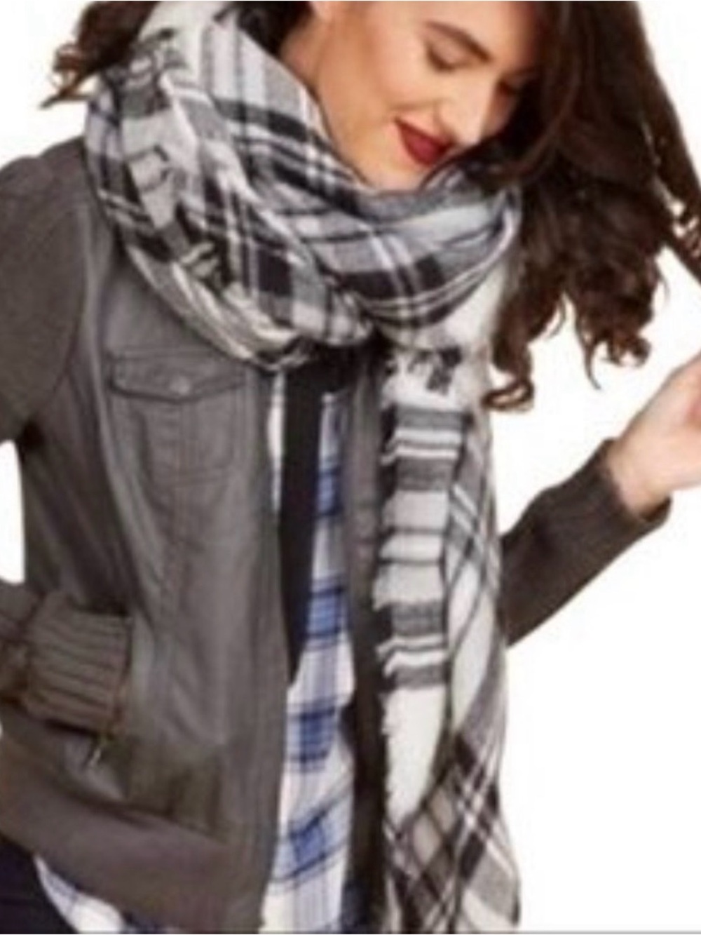 ModCloth Tartan Plaid Scarf / Wrap / Blanket